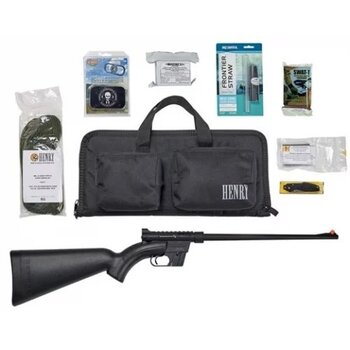 Henry U.S. AR-7 Survival 22 LR  Black Kit w/Survival Gear Bag