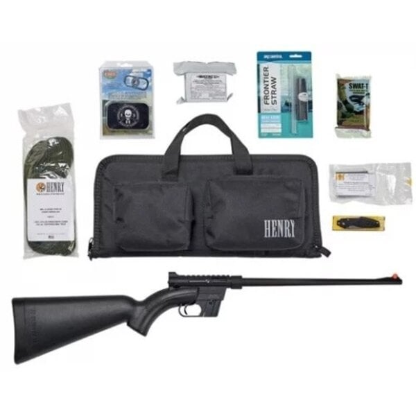 Henry U.S. AR-7 Survival 22 LR  Black Kit w/Survival Gear Bag
