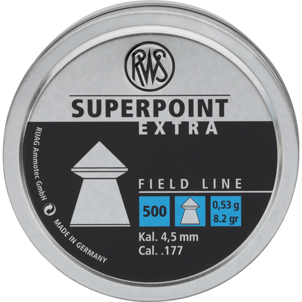 RWS Super Point Extra .177 8.2Gr Pellets Tin of 500