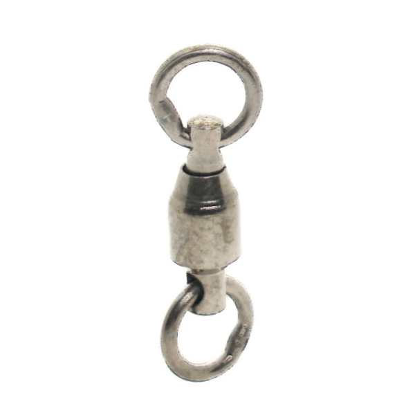 Mustad Ball Bearing Barrel Swivel w/Welded Ring Black