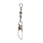 Mustad Black Barrel Swivel w/Safety Snap