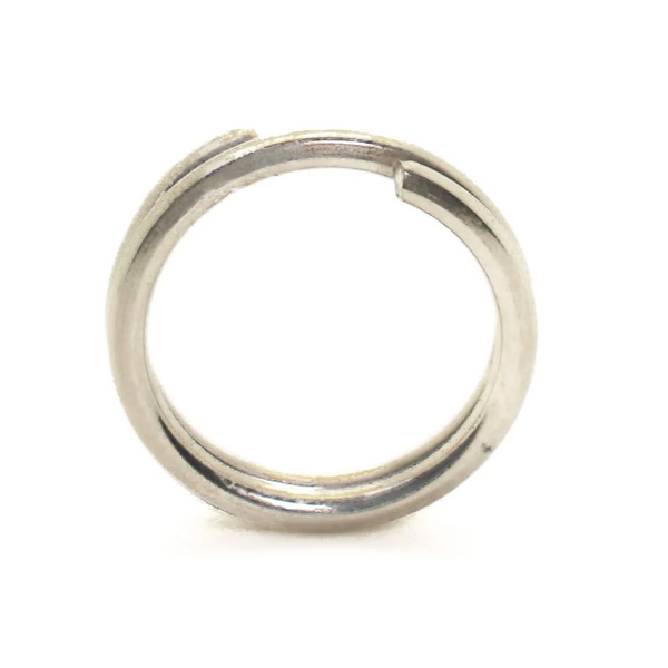 Mustad  Nickel Round Split Ring
