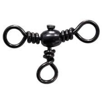 Mustad Mustad Three Way Cross Swivel Black