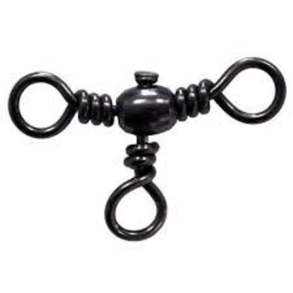 Mustad Mustad Three Way Cross Swivel Black