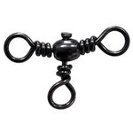 Mustad Mustad Three Way Cross Swivel Black