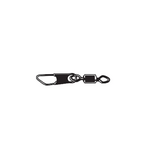Mustad Black Rolling Swivel w/Snap Size 10 12-pk