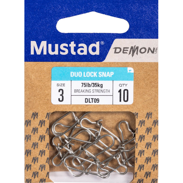 Mustad  Demon Duo Lock Snap