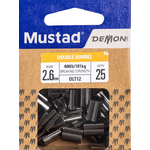 Mustad Double Barrel Crimp Sleeve- Black
