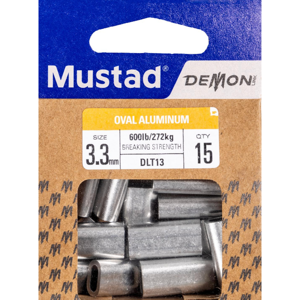 Mustad Oval Aluminum Sleeve