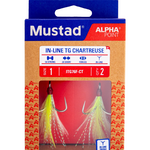 Mustad  Alpha Point Inline Triple Grip Feathered Hook