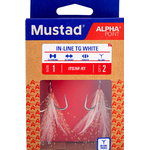 Mustad  Alpha Point Inline Triple Grip Feathered Hook