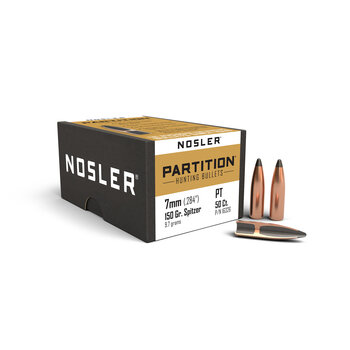 Nosler Nosler Partition 7mm 160Gr Spitzer Bullets 50 Count