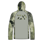 Daiwa D-Vec Grey With Woods Camo Logo Ls Hd Sunshirt
