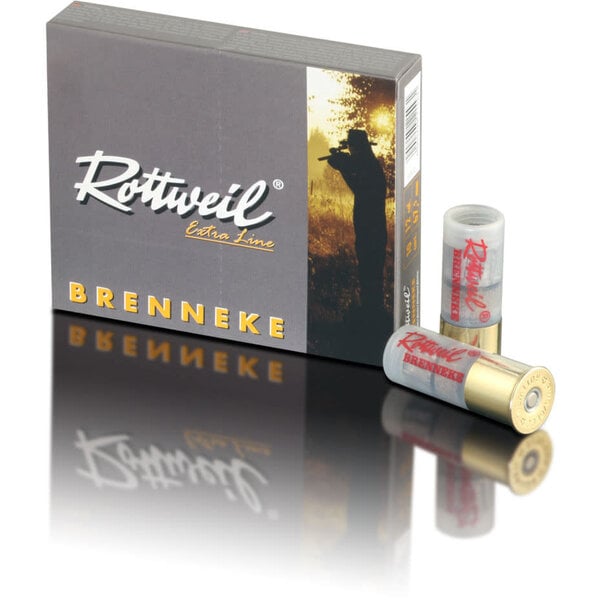 Rottweil Extra Line Brenneke Classic Ammunition: 12 Gauge, 2-3/4", 1-1/8 oz, Rifled Slug, Model 2316892