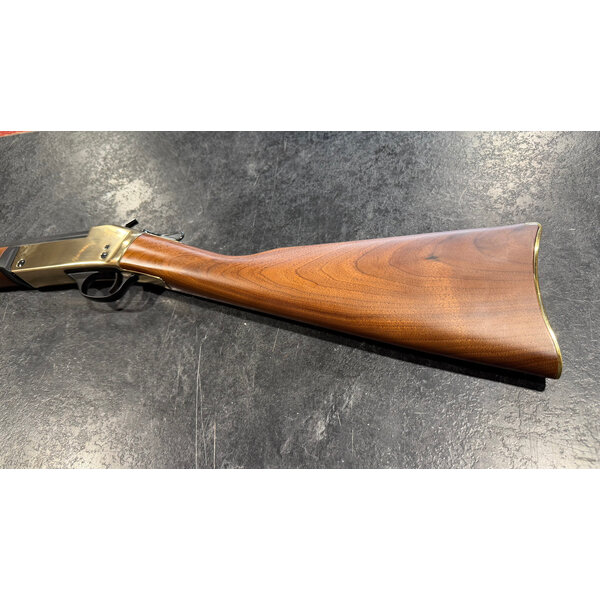 Henry Single Shot 12 Ga 28″ 3.5" Walnut Stock, Brass Finish