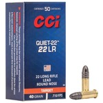 CCI Quiet 22 LR 40gr LRN Semi Auto Box of 50