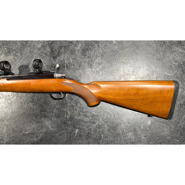 Ruger M77/44 44 Rem Mag Bolt Action w/Sights & 2 Mags
