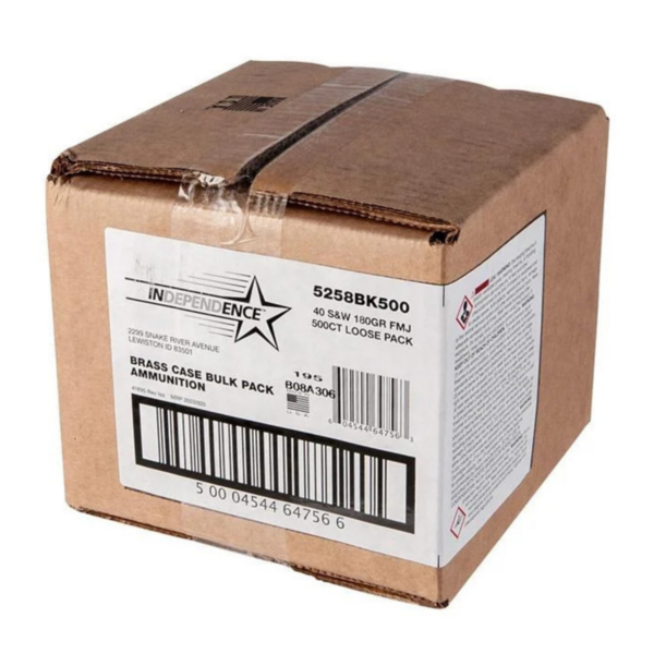 CCI CCI Independence 40 S&W 180gr FMJ Bulk 500 Count