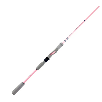 Okuma Pulse Wave 6'6" Medium 2-pc Spinning Rod Pink