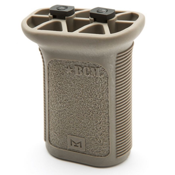BMC BCM Grip Mod 3 Made of Polymer With Flat Dark Earth Aggressive Textured Finish for MLok Rail