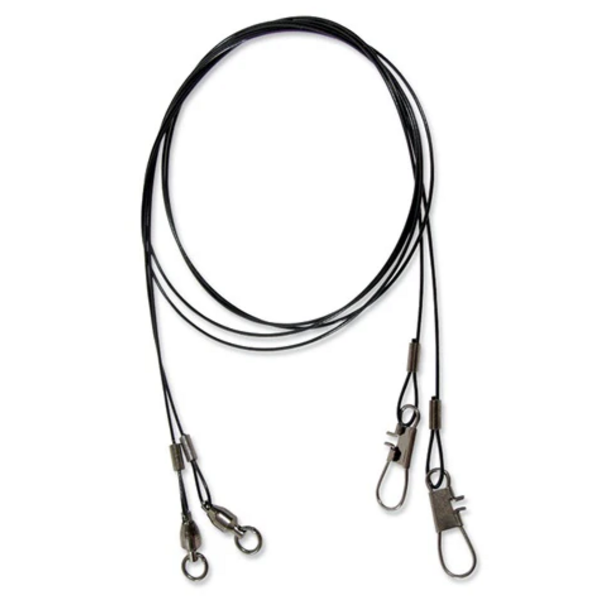 Spro Wire Leader. Ball Bearing Swivel/Interlock Snap