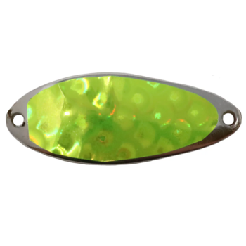 Acme Acme Little Cleo C100 Spoon 1/3oz Chartreuse/Silver Foil