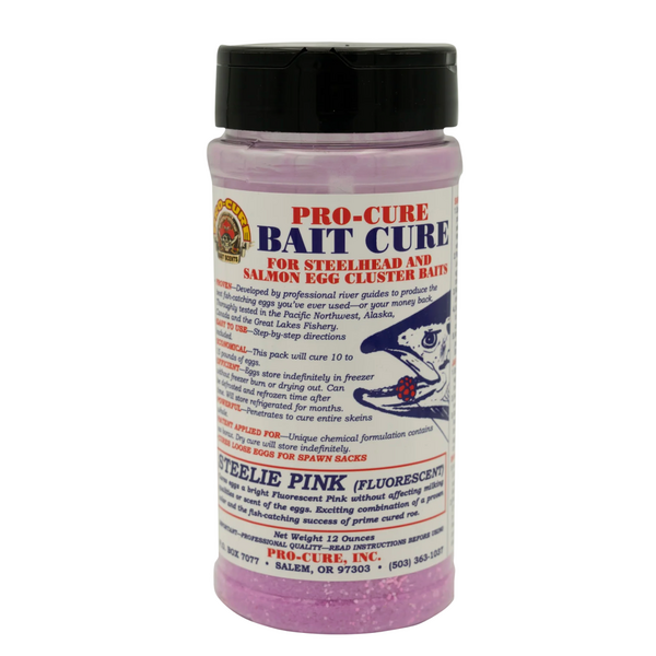 Pro Cure Bait Cure Steelie Pink 12oz