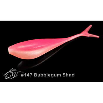 Lunker City Fin-S Shad Bubblegum Shad 1-3/4" 20-pk