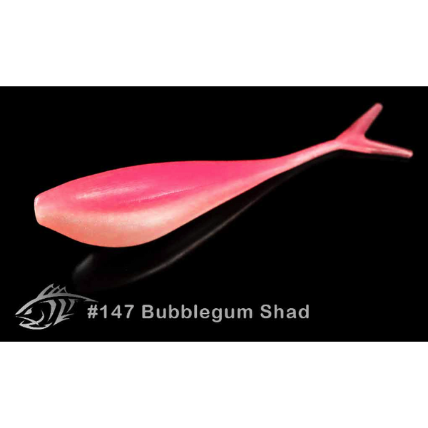 Lunker City Fin-S Shad Bubblegum Shad 1-3/4" 20-pk