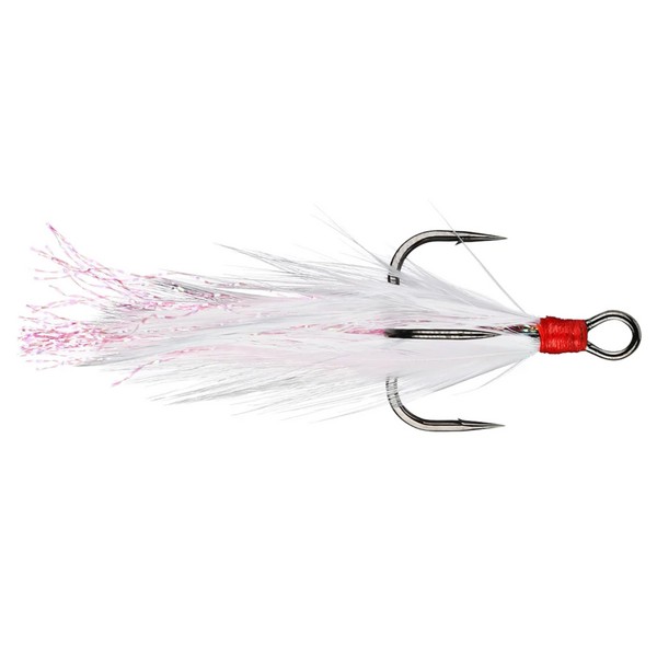 Gamakatsu Black Feathered Treble Hook Size 6 2-pk