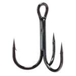 Gamakatsu Treble Hook Round Bend Black