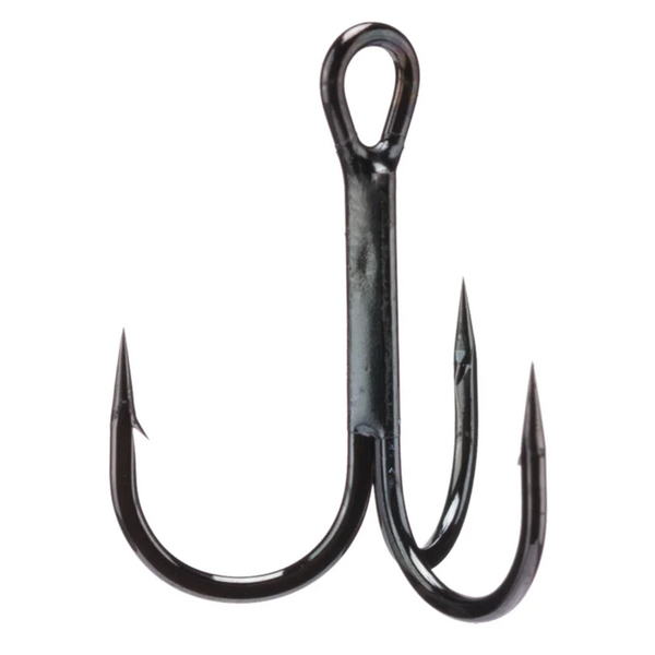 Gamakatsu Treble Hook Round Bend Black