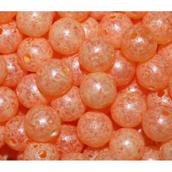 Troutbeads Mottledbeads 8mm Peachy King Roe