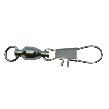 Spro Ball Bearing Swivel w/Interlock Snap (Black)