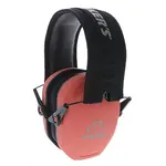 Walker's GWP-RSMPAS Razor Slim Passive Muff, Ultra Low Profile, NRR 27dB, Coral