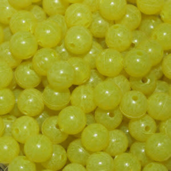Troutbeads Mottledbeads 8mm Lemon Roe