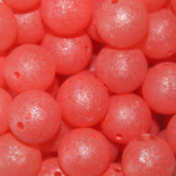 Troutbeads Glow Beadz 10mm Pink Glow