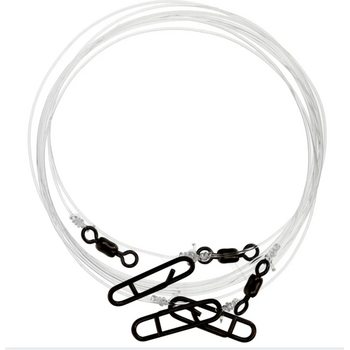 Eagle Claw Lazer Sharp Fluorocarbon Quicklink Leader