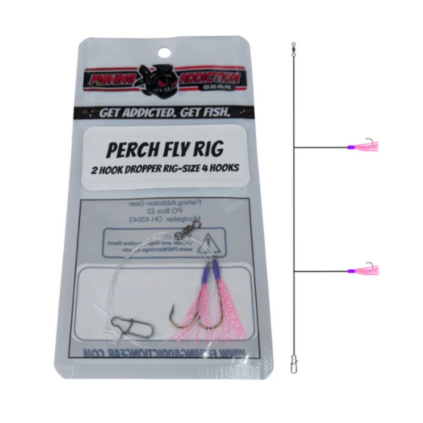 Fishing Addiction Perch Fly Rig Size 6