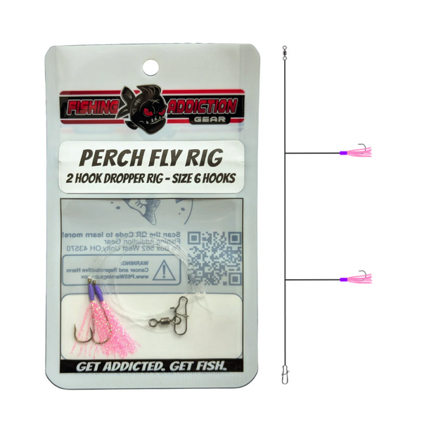 Fishing Addiction Perch Fly Rig Size 6