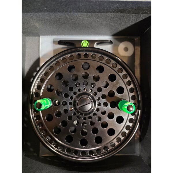Kingpin Imperial 475 Float Reel, Black/Green Custom Fill & Handles