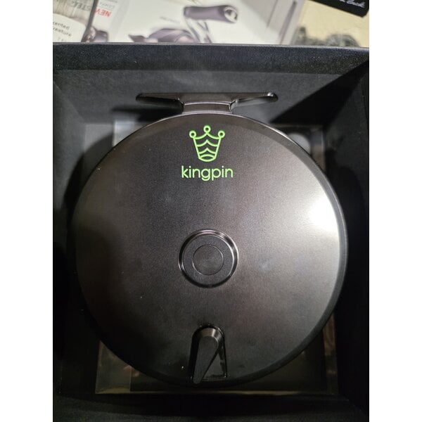 Kingpin Imperial 475 Float Reel, Black/Green Custom Fill & Handles