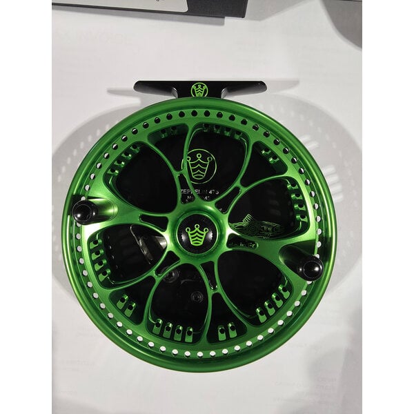Kingpin Zeppelin 475 Float Reel, Green Custom Fill