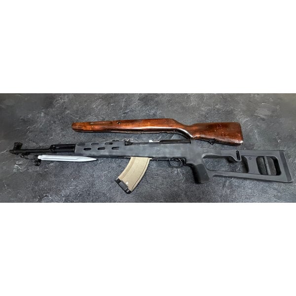 Russian SKS 7.62x39 Semi Auto w/Synthetic Stock and Original Stock (1952)