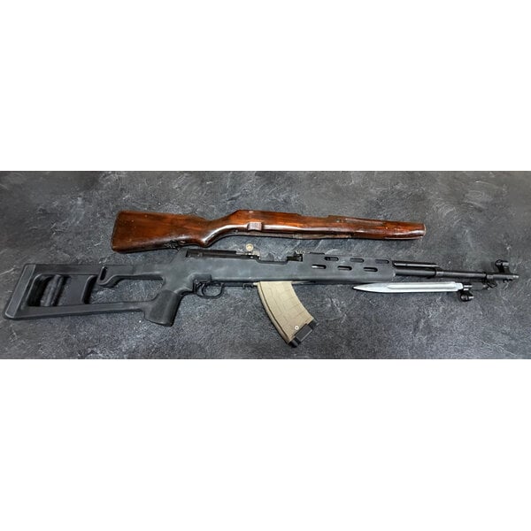Russian SKS 7.62x39 Semi Auto w/Synthetic Stock and Original Stock (1952)