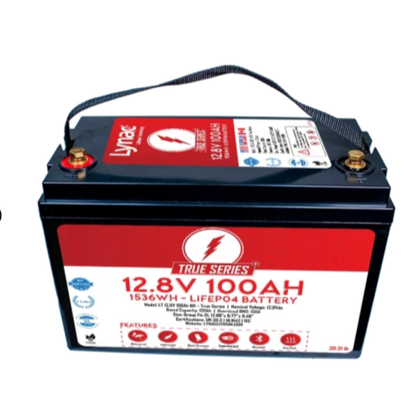 Lynac LT 12.8V 100Ah BH - True Series Lithium Battery