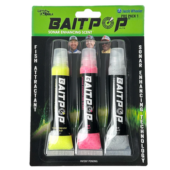 Bait pop Live Sonar Intensifier Scented Sparklscales Jacob Wheeler Pro Pack