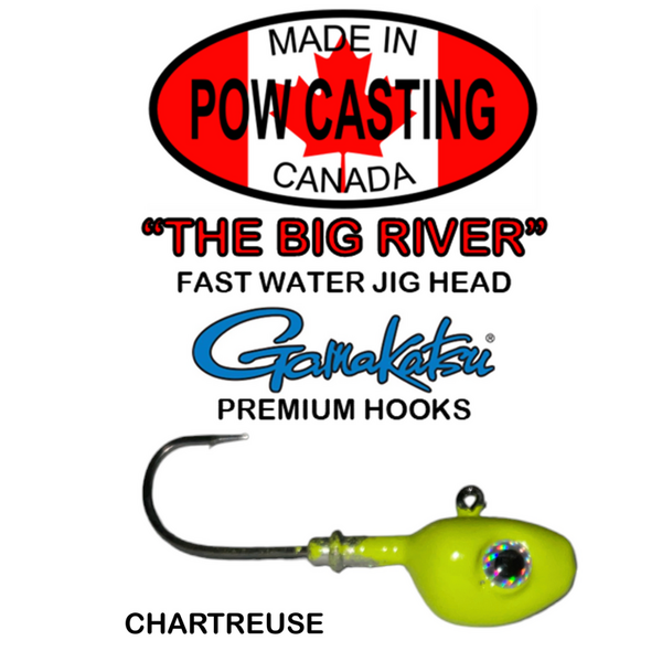 pow casting Big River Jig Head 1oz