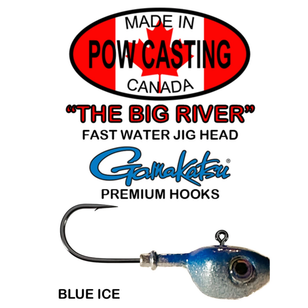 pow casting Big River Jig Head 1oz