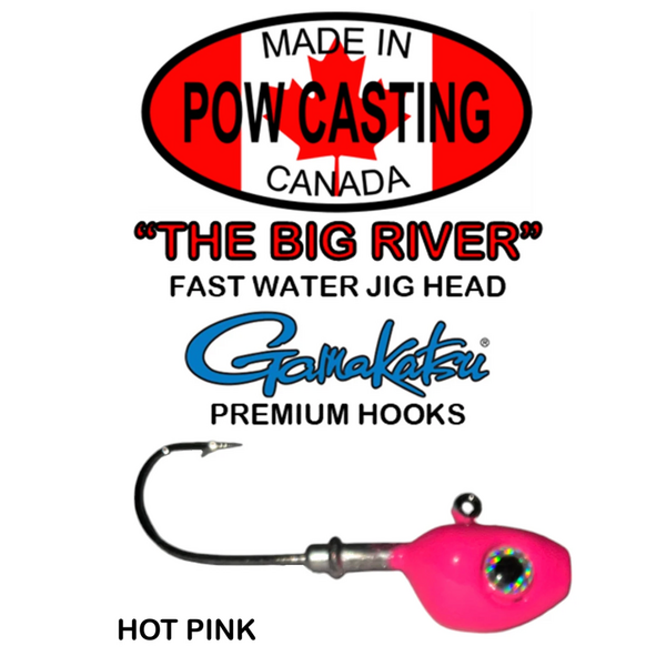 pow casting Big River Jig Head 1/2oz